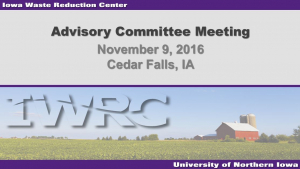 Advisory Committee Meeting Presentation - 2016