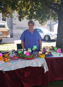 Patsy Boas, Local resident and manager of the Bloomfield Farmers Market