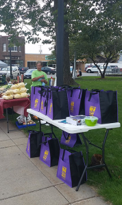Toolkits were set out for Chariton residents to grab to help them learn how to reduce food waste in their own home.