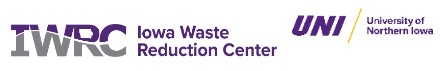 Iowa Waste Reduction and University of Northern Iowa Logos