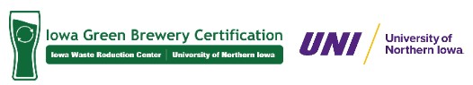 Iowa Green Brewery and University of Northern Iowa logo
