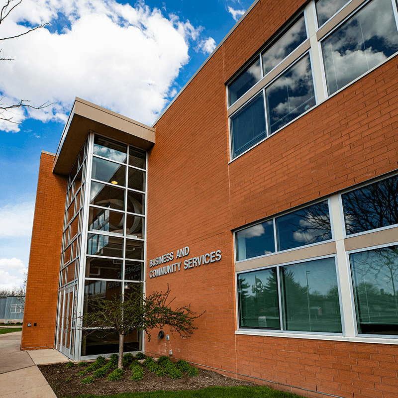 Business and Community Service building exterior