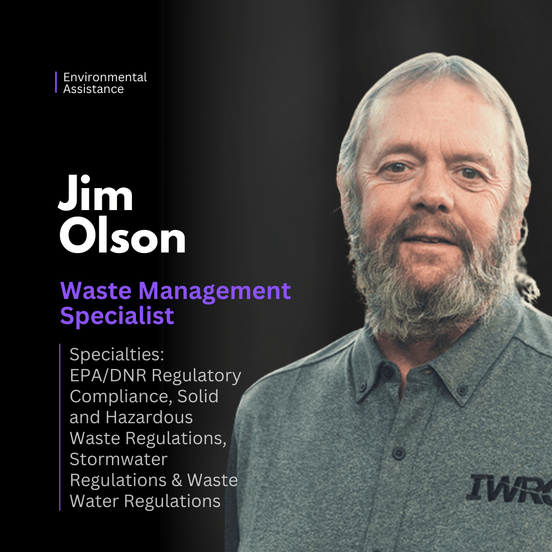 Jim Olson, Waste Management Specialist
