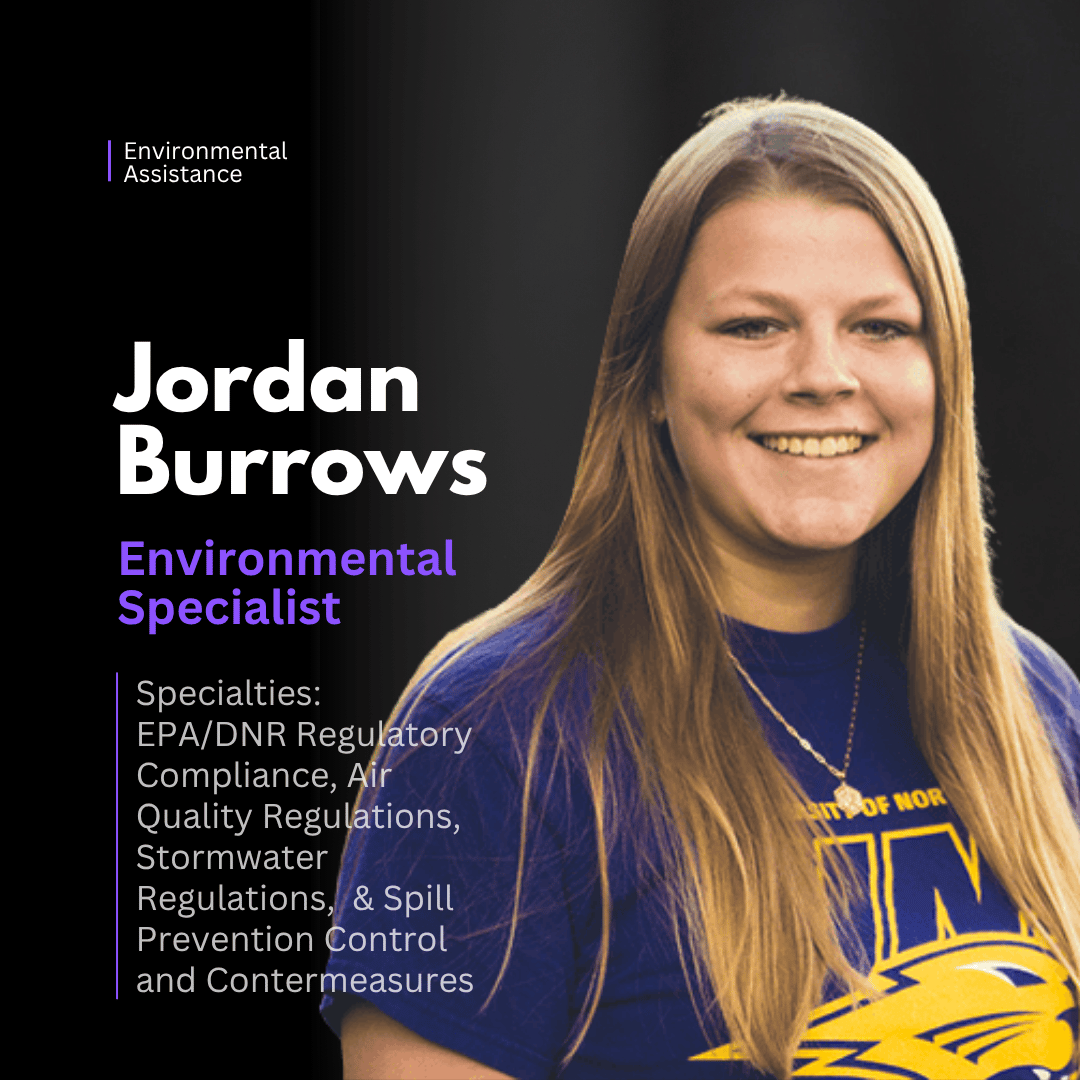 Jordan Burrows, Environmental Specialist