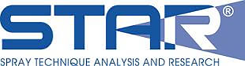 Spray Technique Analysis and Research 1990s era program logo
