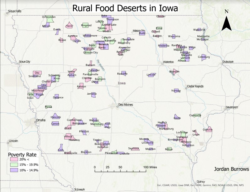 Rural Food Deserts in Iowa